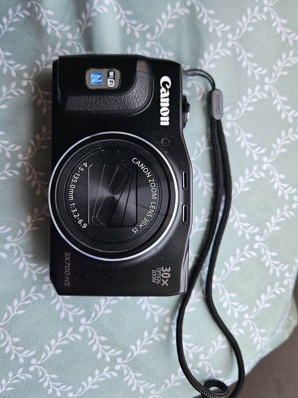 Canon Black SX700 HS Compact Digital Camera with Wrist Strap